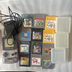 【お値下げ相談可】GAME BOY COLOR クリアパープル 本体とソフトのサムネイル