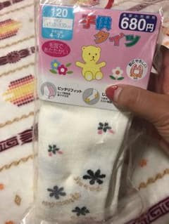新品 タイツ 白のサムネイル