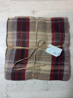 【イギリス製 新品】ブランケット　チェック柄のサムネイル