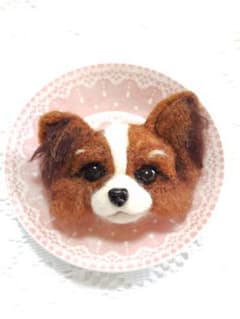 パピヨン♡ブローチ♡ハンドメイド作品のサムネイル