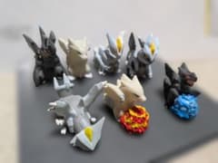 ポケットモンスター 指人形 7点セット　ポケモンBWのサムネイル