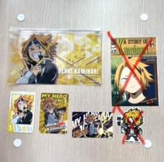 上鳴電気グッズまとめ 上鳴電気 アクスタ 缶バッジ ヒロアカ まとめ売り アクリルスタンド