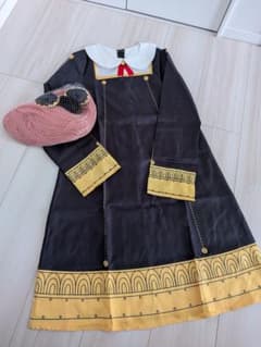 SPY FAMILY Anya Cosplay Costume - Dress and Wig Included - Size 150