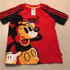 未使用 アディダス ミッキーTシャツ 110センチのサムネイル