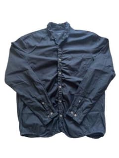UNDERCOVER 縮絨加工 長袖 シャツ 黒 ブラック UCA4402 - メルカリ