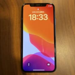 iPhone X 64GB SIMフリー スペースグレイ 画面割れあり - メルカリ