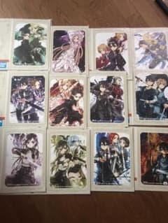 SAO 一番くじ　台紙付　ミニポスター　12種セットのサムネイル