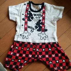 のぞみ様専用 ディズニー ロンパース 70のサムネイル