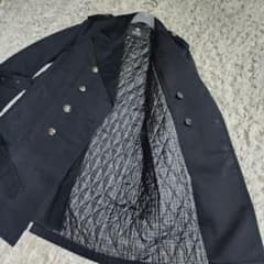 バーバリーブラックレーベル ノバチェック ダブル トレンチコート