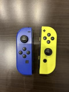 Nintendo Switch Joy-Con ブルー/ネオンイエロー ジャンク - メルカリ