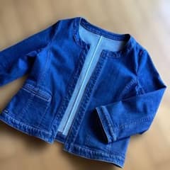 Mademoiselle NON NON マドモアゼルノンノン デニムジャケットのサムネイル