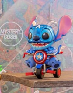 シークレット ホットトイズ コスビ キャプテンアメリカ バイク スティッチのサムネイル