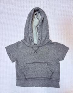 babyGap 半袖パーカー グレー 80cmのサムネイル