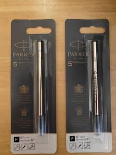 【2本セット】PARKER パーカー 5th 替芯 リフィル F ブラックのサムネイル