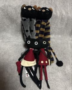 マタノアツコ 猫 ぬいぐるみ 4こ 中古品 バラ売り不可 - メルカリ