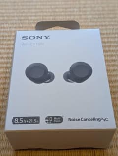 SONY WF-C710N ブラック 外箱 イヤホンのみ - メルカリ