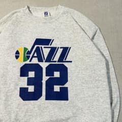 【90sUSA製】 ジャズ カール・マローン 32 スウェットLogo 7 XL 90sUSA製】 ジャズ カール・マローン 32 スウェットLogo 7 XL - メルカリ