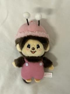 Monchhichi ぬいぐるみ マスコット ピンクのサムネイル