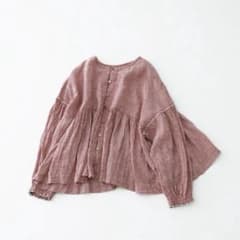 nest Robe パフスリーブブラウス ギンガムチェック 赤 - メルカリ
