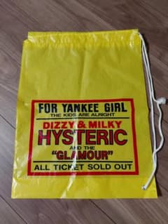 HYSTERIC GLAMOUR ショップ袋 ナップサック型のサムネイル