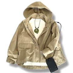 極美品】セオリーリュクス マウンテンパーカー 38 ジャケット ベージュ