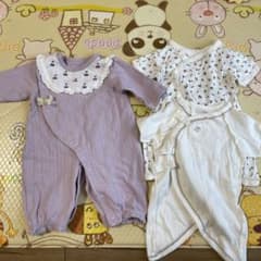 ベビーロンパース2wayと肌着2枚のサムネイル