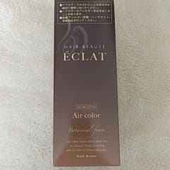 ヘアボーテ エクラ ボタニカルエアカラーフォーム ダークブラウン80gのサムネイル