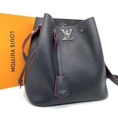 ルイヴィトンバック 保存袋付き 極美品】ルイヴィトン LV ロックミー バケット ショルダーバッグ 保存