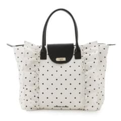 SNIDEL HOME フリルナイロンバッグ ドットのサムネイル