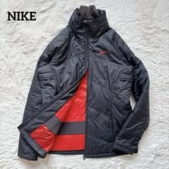 ナイキ STORM-FIT 中綿ジャケット L ブラック レッド スポーツ