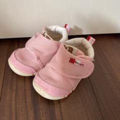 ミキハウス　ベビー　スニーカー⭐︎11.5センチ　ピンクのサムネイル