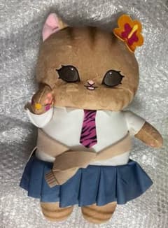 ハイビスカス　モフサンド　mofusand コギャルにゃんBIGぬいぐるみ