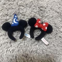 東京ディズニーリゾート カチューシャ キーホルダー 2個セットのサムネイル