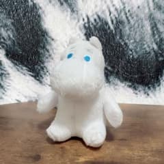 ムーミン ぬいぐるみ マスコット ボールチェーン 白　日本　アニメ　子供　大人