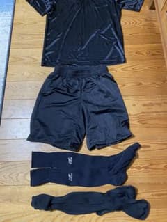 サッカー　審判　ウェア　上下　ソックス　4級審判エンブレム　JFA笛　セット