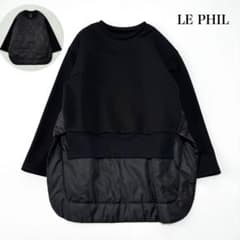 2024✨美品 ルフィル　キルティングコンビトップ 切替 ダンボールプルオーバー 2024✨美品 ルフィル キルティングコンビトップ 切替 ダンボールプル