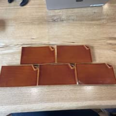 飛騨春慶塗 銘々皿 5枚セット 隅折 和菓子皿 漆器 - メルカリ