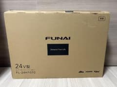 24インチ液晶TV/テレビ線付】FUNAI FL-24H1070 24V型 - メルカリ