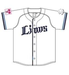 埼玉西武ライオンズ　ホームユニフォーム　Ｌサイズのサムネイル