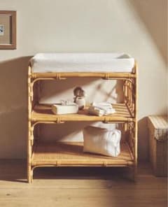ZARA  定価58,000円 ラタン ベビーラック ベビーシェルフ ZARA HOME 定価58,000円 ラタン ベビーラック ベビーシェルフ - メルカリ
