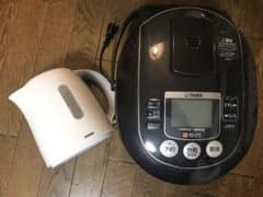 炊飯器(TIGER) & 電気ケトル　セットのサムネイル
