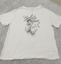 gelato pique ジェラートピケ CAT 猫柄 Tシャツルームウェア白のサムネイル
