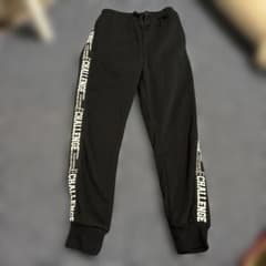 CHALLENGE ロングパンツ ブラック 130cmのサムネイル