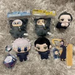 呪術廻戦 五条悟・夏油傑 ちみケモ ぬいパル など ぬいぐるみ＆アクスタ 10点