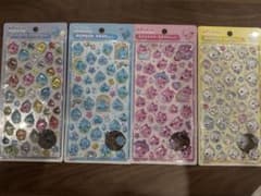しずくちゃん　ボンボンドロップシール　大　 全4種セットのサムネイル