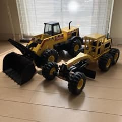 Tonka トンカ 2台セット ホイールローダー モーターグレーダー Tonka トンカ 2台セット ホイールローダー モーターグレーダー - メルカリ
