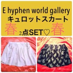 美品 E hyphen world gallery キュロット スカートのサムネイル