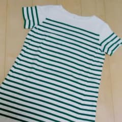 アカチャンホンポ×ワールド　ボーダーワンピース　授乳口付きのサムネイル