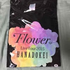 値下げしました！Flower 花時計 ツアーTシャツ ブラック Ｍのサムネイル