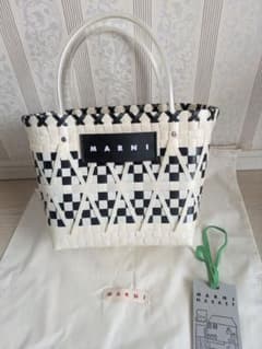 新品未使用☆MARNIMARKETマルニマーケットモノトーン白黒チェック